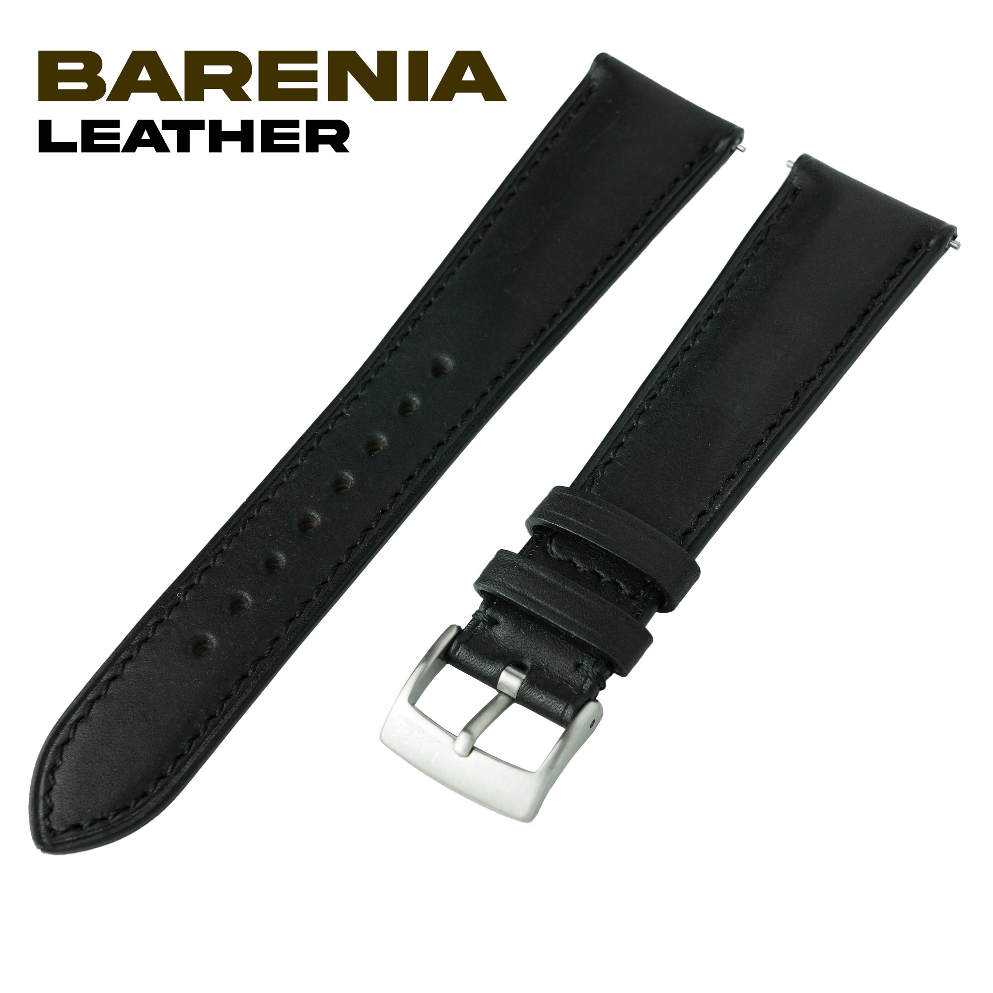 Full Grain Barenia Leather Strap luffwatchstrap